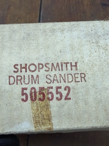 Shopsmith 505552 4 drum - shopsmith,